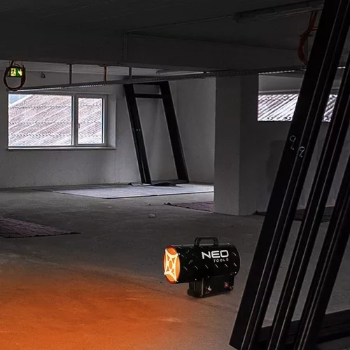 Gázos hőlégbefúvó, fűtőventillátor 15kW 580m3/h