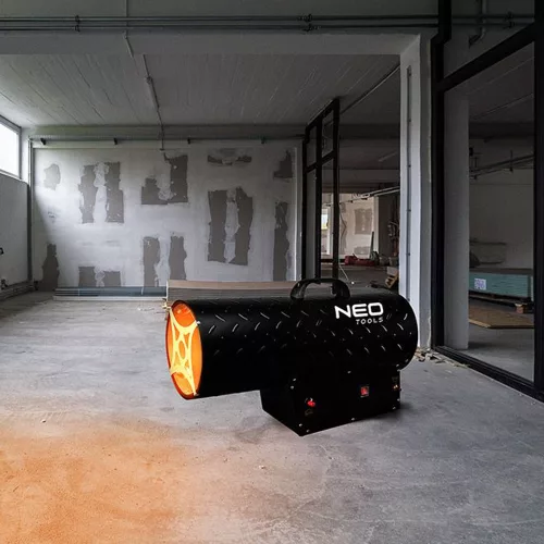 Gázos hőlégbefúvó, fűtőventillátor 50kW 1000m3/h