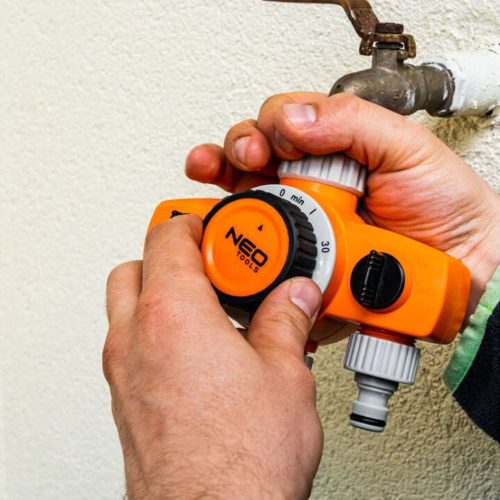 Mechanikus öntözőidőzítő óra, 3 utas, max 120 perc