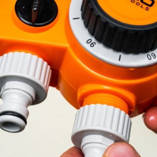 Mechanikus öntözőidőzítő óra, 3 utas, max 120 perc