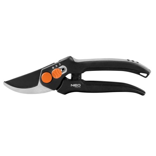 Metszőolló, mellévágó, teflon bevonat, állítható pengenyílás, 185mm Neo