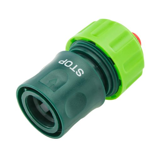Gyorscsatlakozó 3/4" vízstoppos Verto