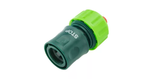 Gyorscsatlakozó 3/4" vízstoppos Verto