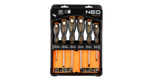 Csavarhúzó készlet 6db Neo