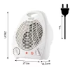 Hősugárzó, fűtőventilátor, álló, 2 fokozatú 1000/2000W NEO TOOLS