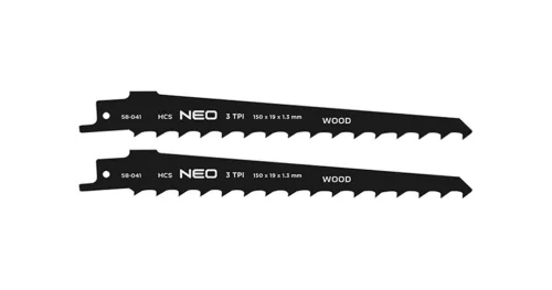 Orrfűrészlap ágak, gallyak vágására 150 mm, 2 db , NEO TOOLS