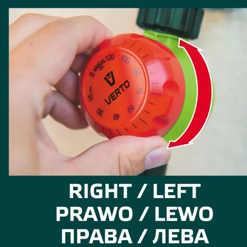 Mechanikus öntözőidőzítő óra, max.120perc VERTO