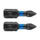 Torziós ütvecsavarozó bit PZ1x25mm, 2db, NEO TOOLS