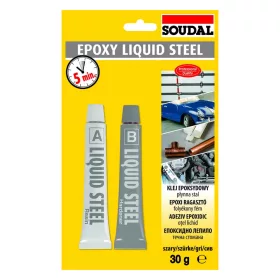 Ragasztó, Soudal Epoxy Liquid Steel 2x15g 2K