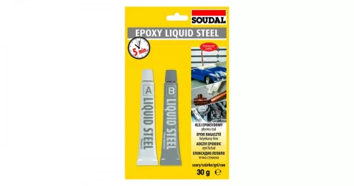 Ragasztó, Soudal Epoxy Liquid Steel 2x15g 2K