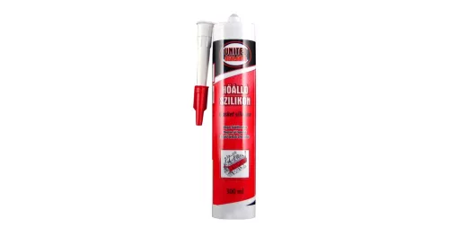Hőálló szilikon piros 300 ml United Sealants