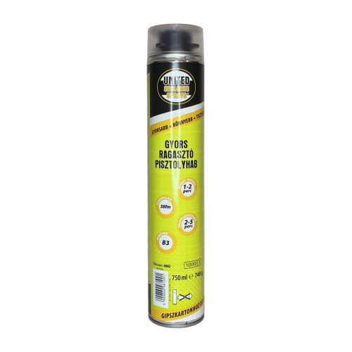 Gyors ragasztóhab pisztolyos 750ml United Sealants