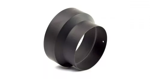 Füstcső szűkítő 130 mm/120 mm fekete