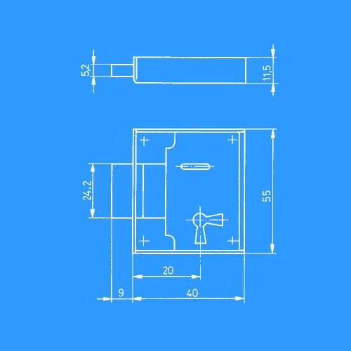 Postaládazár ELGA 494/20