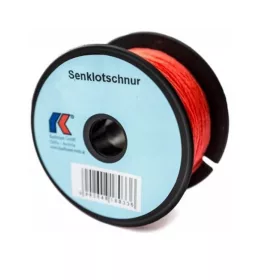 Kőműveszsinór piros 1 mm/100 m