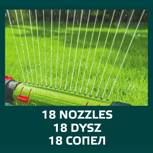 Locsoló talpas billenős 418nm Verto
