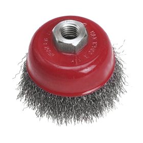 Drótcsiszoló fazékkefe 100 mm M14 Verto