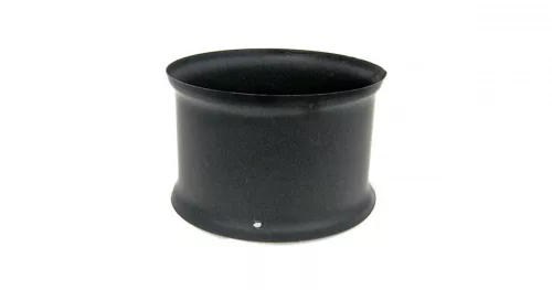 Füstcső falhüvely 120 mm fekete