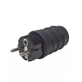 Dugvilla fekete gumis IP44