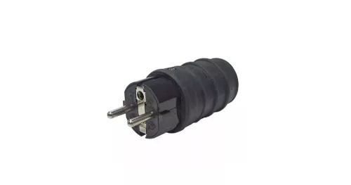 Dugvilla fekete gumis IP44