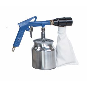   Homokfúvó pneumatikus pisztoly szemcse visszanyeréssel Scheppach