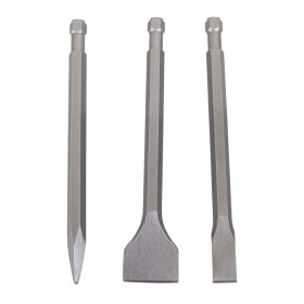   Vésőkészlet hegyes, lapos, széles véső (AERO 2 SPADE) Scheppach