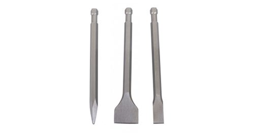 Vésőkészlet hegyes, lapos, széles véső (AERO 2 SPADE) Scheppach