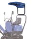 Védőtető Scheppach EXC 815 mini kotrógéphez