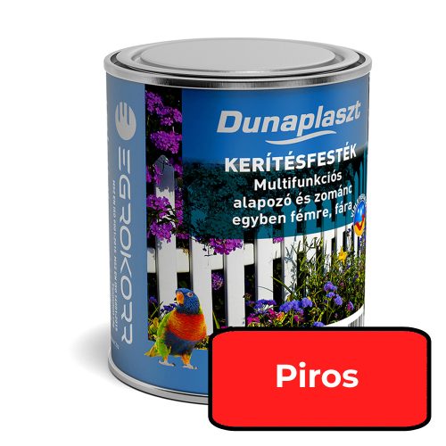 Kerítésfesték piros 0,25 L Dunaplaszt