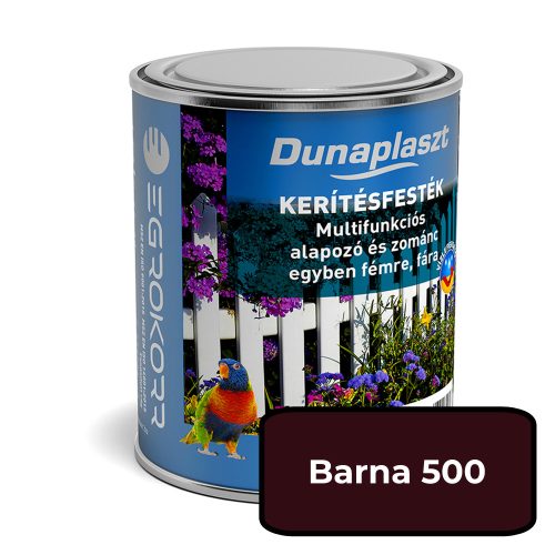 Kerítésfesték sötétbarna 0,75 L Dunaplaszt