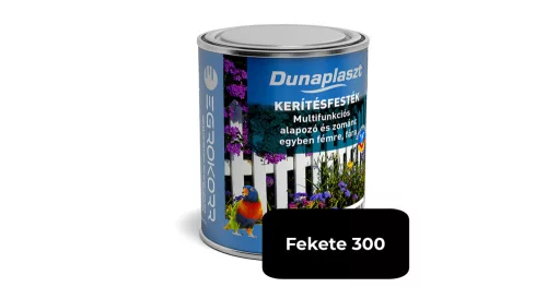 Kerítésfesték fekete 2,5 L Dunaplaszt