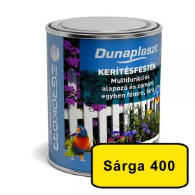 Kerítésfesték sárga 0,75 L Dunaplaszt