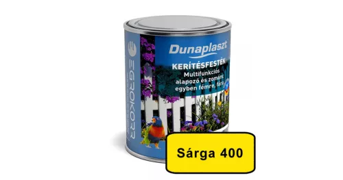 Kerítésfesték sárga 0,75 L Dunaplaszt