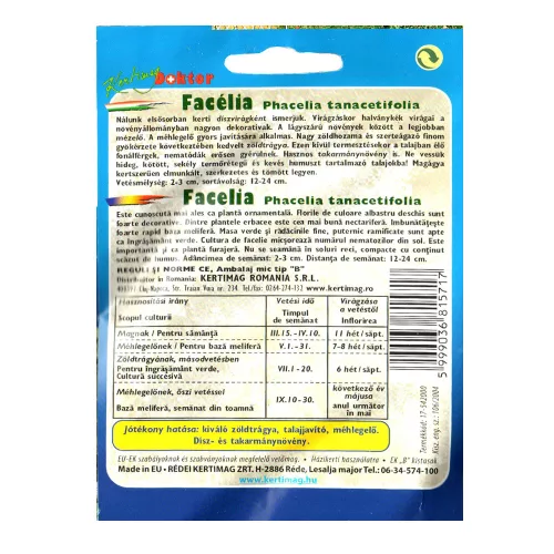 Mézontófű/Facélia 30g Kertdoktor 