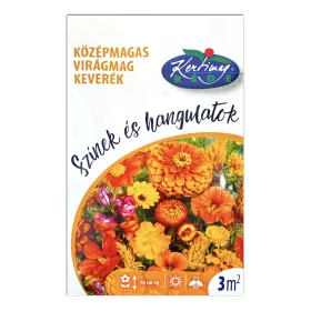   Középmagas virágmag keverék, narancssárga 4g Kertimag Réde
