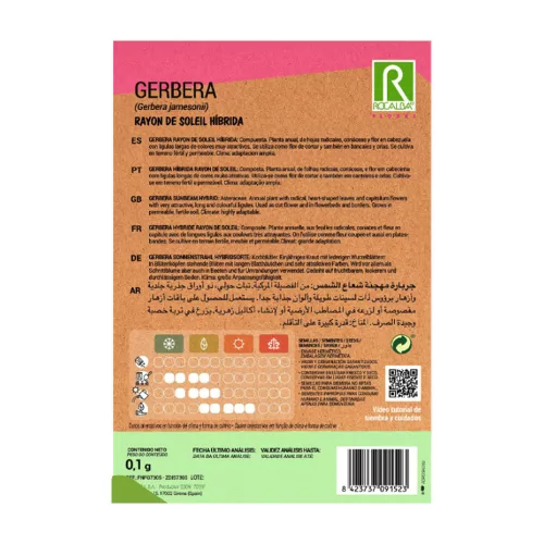 Gerbera színkeverék Napsugár hibrid ROCALBA