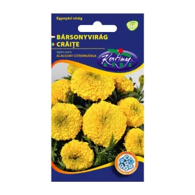 Bársonyvirág alacsony citromsárga