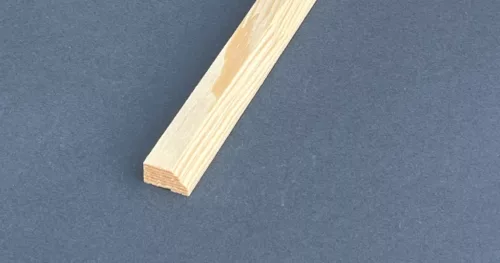 Gyalult léc, ajtószegő 16x9 mm fél