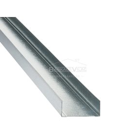 Profil gipszkarton, 0,5-UW75-4 m, vízszintes