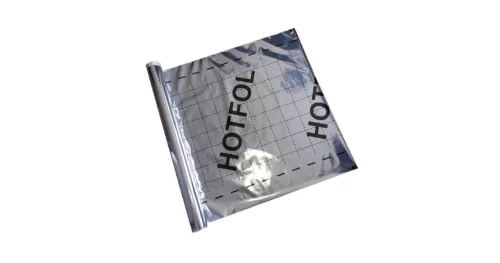 Padlófűtés-alátétfólia, négyzetrácsos, hőtükrös HOTFOL 1x50m (50m2)