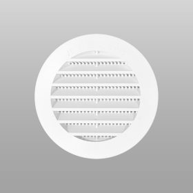 Szellőzőrács kerek fix 80 mm fehér