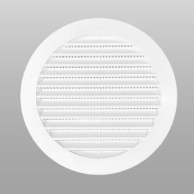 Szellőzőrács kerek fix 120 mm fehér