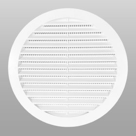 Szellőzőrács kerek fix 160 mm fehér