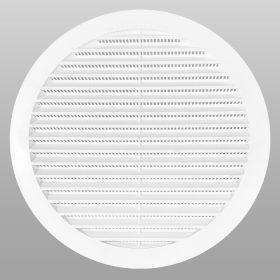 Szellőzőrács kerek fix 200 mm fehér