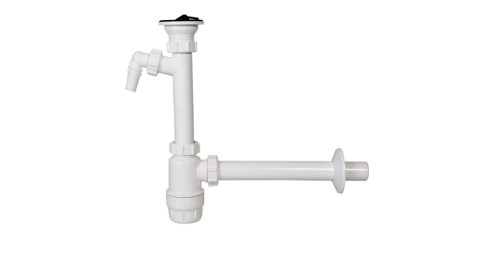 Mosdószifon, leeresztőszeleppel, mosógép csatlakozóval STY-533-1
