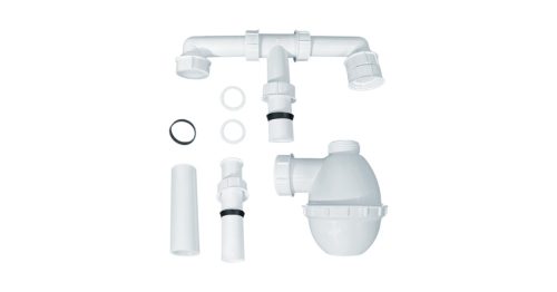 Mosogatószifon csepegtetőtálcás