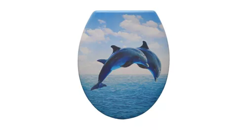 WC ülőke delfin fékes