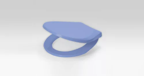 WC ülőke műanyag pasztell kék