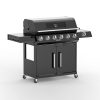 Prémium gázüzemű grillsütő 24 kW, 6+1 gázégővel Riwall PRO RGG 61 EXL