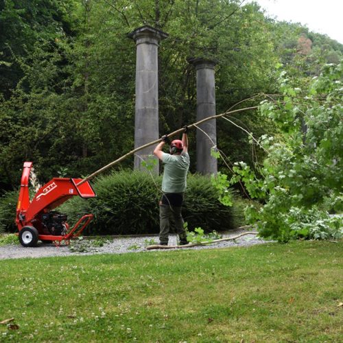 Benzinmotoros ágaprító gép elektromos indítással GTM GTS 1300 GE TO